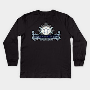 Blessed Be - Blue Edition - Version 2 Kids Long Sleeve T-Shirt